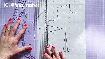 Find The Bust Point/Apex On A Pattern: Beginner Patternmaking Tutorial