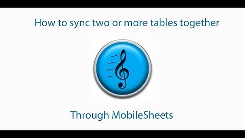 MobileSheets Sync 2 or more tables together copy save backup mobile sheets Synchronize Library