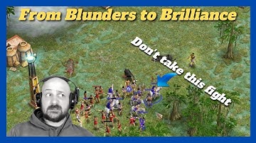 When Bad Decisions Create Amazing Games | 1v1 Zeus vs Isis #aom #ageofempires