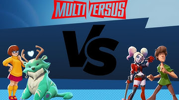 Velma & Reindog VS Harley Quinn & Shaggy - Multiversus Gameplay