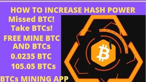 HOW TO INCREASE HASH POWER SATOSHI APP || FREE BITCOIN AND BTCs EARNING AND MINING APP