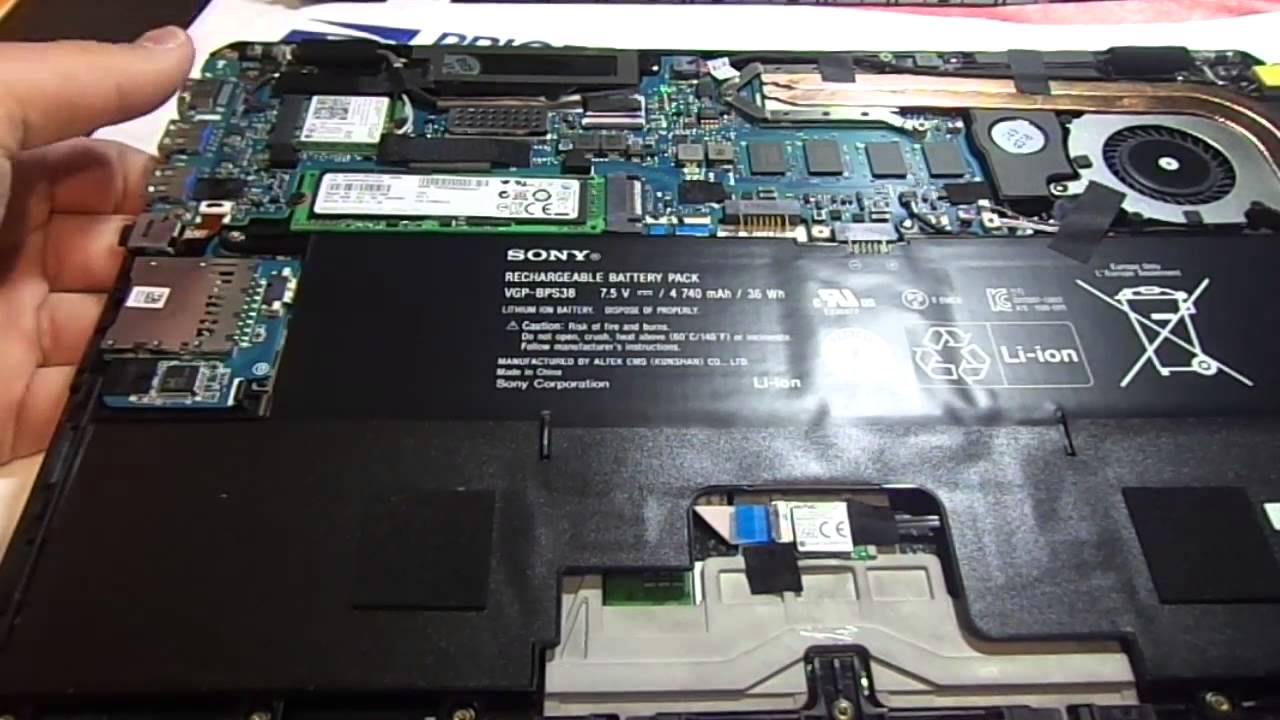 Upgrade the Sony Vaio Pro 2013 Haswell Ultrabook with PCIe SSD - YouTube