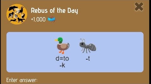 Zoo rebus of the day 21 & 22 December | Rebus of the day zoo | Rebus of the day code Zoo |  #zoo
