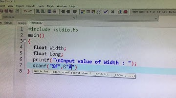 การใช้คำสั่งprintf และ scanf
