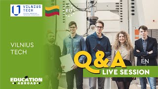 VILNIUS TECH - Study in Europe | Programs, Admission, Scholarships | Q&A