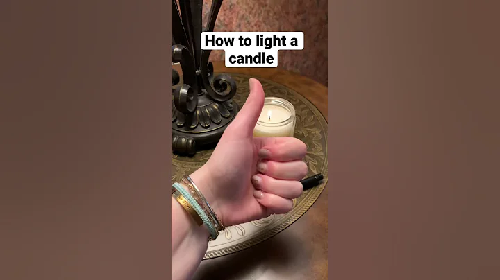 How to light a candle #shorts