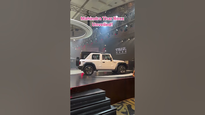 Mahindra Thar Roxx Unveiled! Prices start at Rs 12.99 Lakh! #tharroxx