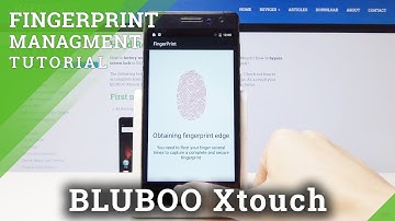 BLUBOO Xtouch Add Fingerprint / Screen Lock