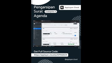 Agenda - Aplikasi Pengarsipan Surat Codeigniter 4 & MySQL #shorts