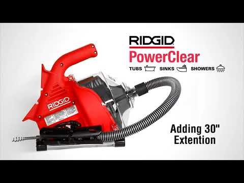 How To Use RIDGID® Power Clear - Setup & Operation Video