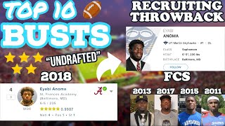 Top 10 BIGGEST College Football BUSTS of all time || Recruiting Throwback