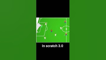 Messi chip goal recreated in scratch 3.0 real/in scratch #football #shorts#scratch