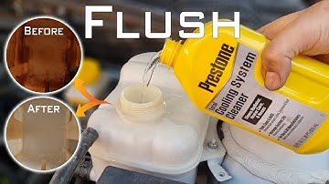 How to do complete coolant flush/How to use prestone radiator flush and cleaner/flush Muddy coolant