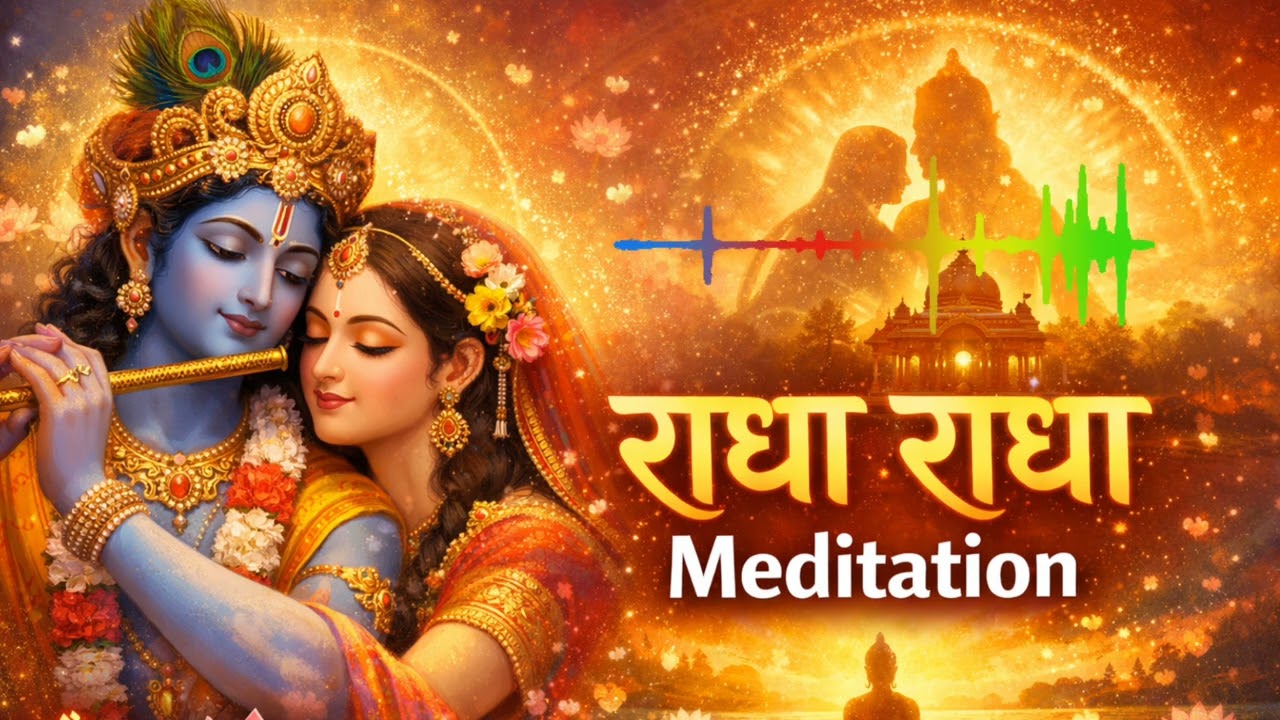 राधा राधा ध्यान 🌸 | Radha Radha Meditation for Peace & Divine Love 