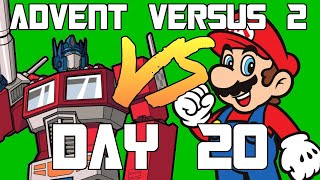Advent Versus Day 20: Transformers VS Super Mario