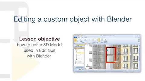 Edificius Tutorial - Editing a custom 3D Model with Blender - ACCA software
