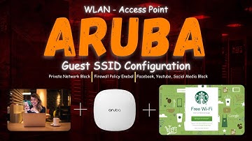 How to configur GUEST Captive Portal || Aruba Access Point 505 || Guest SSID Configuration || Hindi