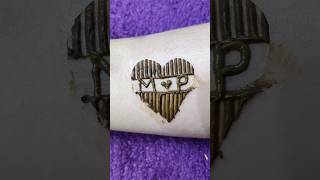 Cute Mp Letters Tattoo Mehndi Designs