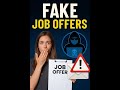 Fake Job Offers: Data Theft 🚨🥷