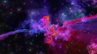 Deep Space Purple Pink Blue Stars 4K Long Screensaver Wallpaper Background Video