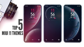 Top 5 MIUI 11 Supported Themes For Poco & Redmi Devices - V11 Miui Themes
