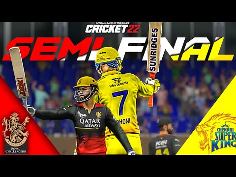 RCB vs CSK In INTENSE🔥 Semi-Final | IPL vs PSL in #cricket22 | #rcbvscsk #ipl