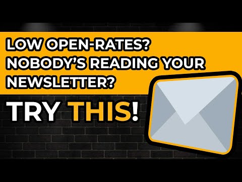 How to get MORE email opens? (Fix to low email open rates)