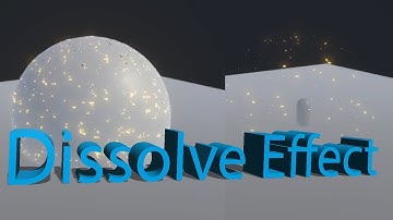 Unity Shader graph - Dissolve Effect Tutorial