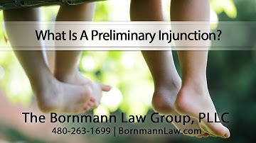 What Is A Preliminary Injunction?