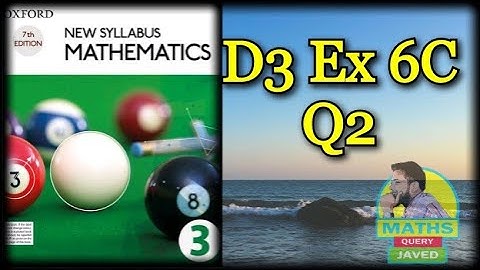 Q2 || Ex-6C || D3 || NSM || Coordinate Geometry || O