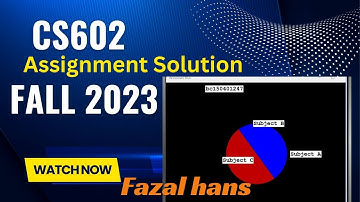 cs602 assignment 1 fall 2023 solution | cs602 assignment 1 solution | cs602 assignment solution