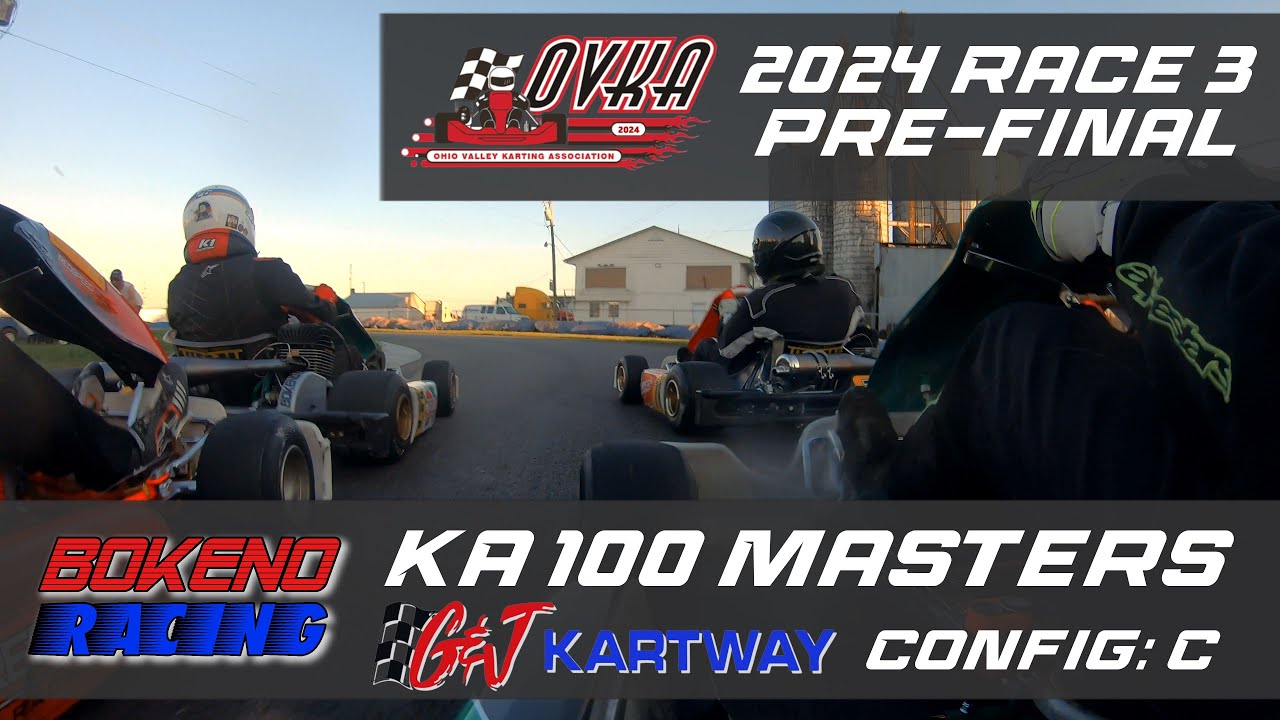 OVKA 2024 | Race 3 | PreFinal | G&J Kartway (C) | KA100 Masters ...
