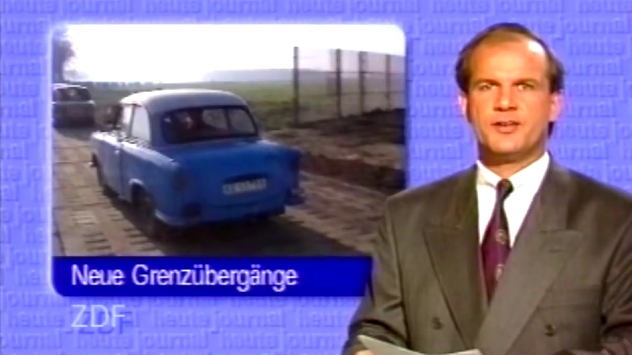 ZDF Heute Journal 13.November 1989 (DDR Grenzöffnung)