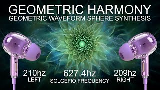 Geometric Harmony - 627.4 Hz - Geometric Waveform Sphere Synthesis