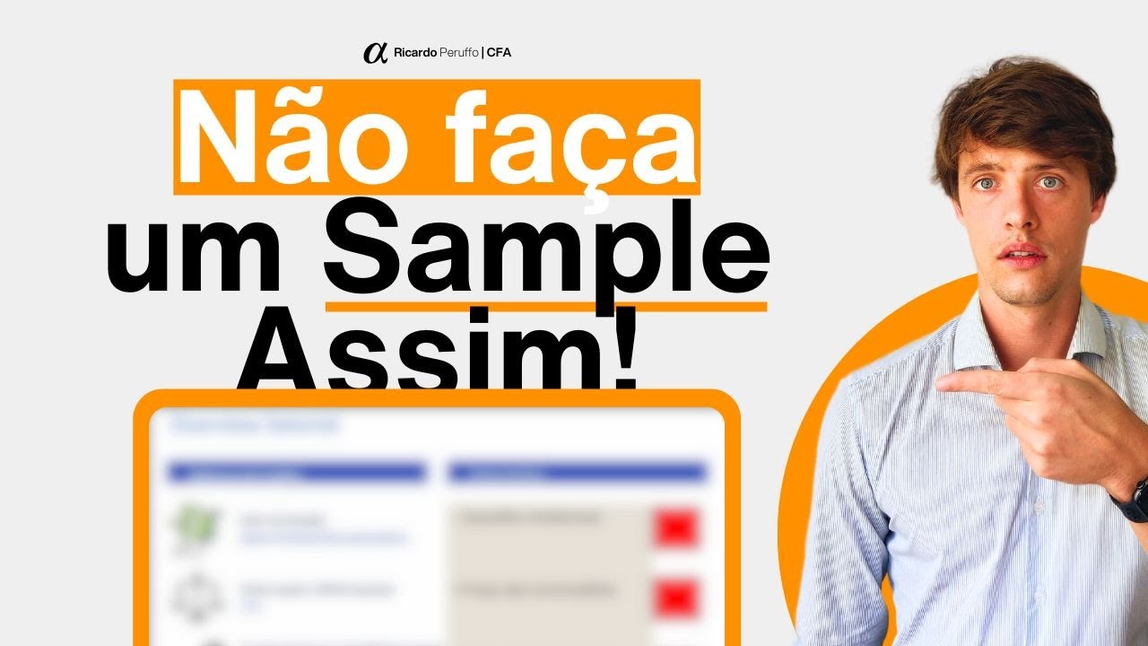 O que VOCÊ NÃO DEVE FAZER em um Sample - YouTube