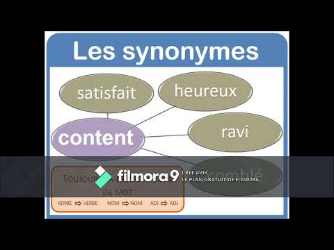 VOCABULAIRE 2 : LES SYNONYMES