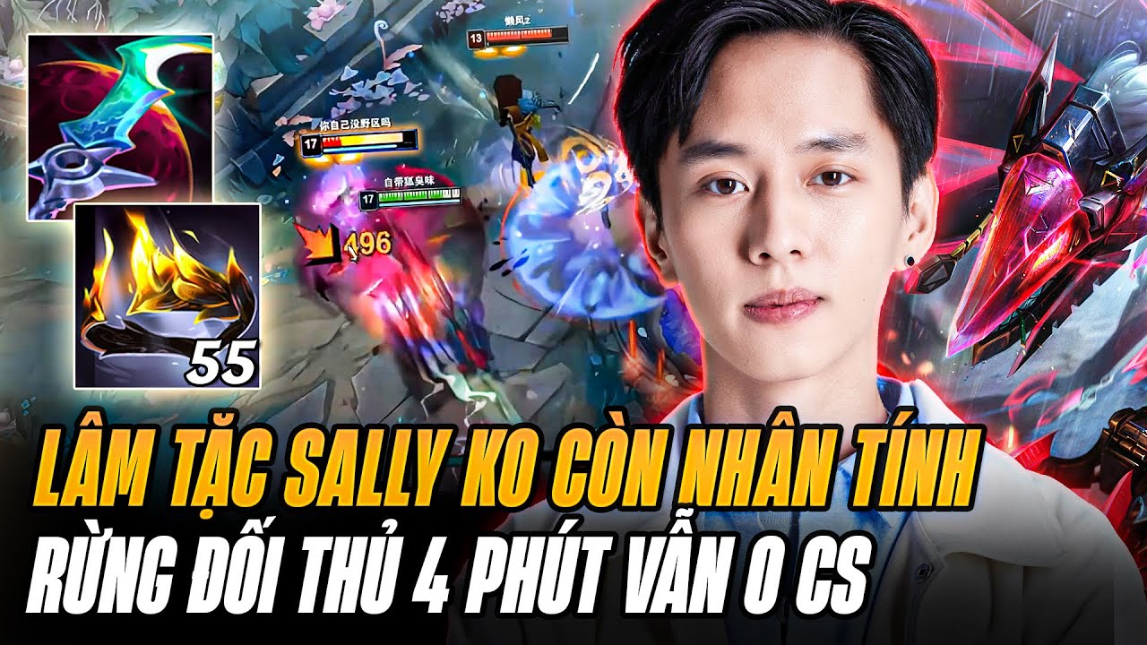 Không Còn Nhân Tính Với Màn Lâm Tặc Của Sally Khiến Diana Rừng Đối Thủ 4 Phút Vẫn 0 CS