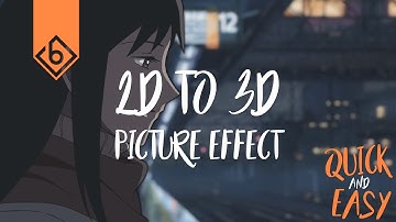 Quick & Easy Way To Create 2D To 3D Picture Effect - Sony Vegas Tutorial