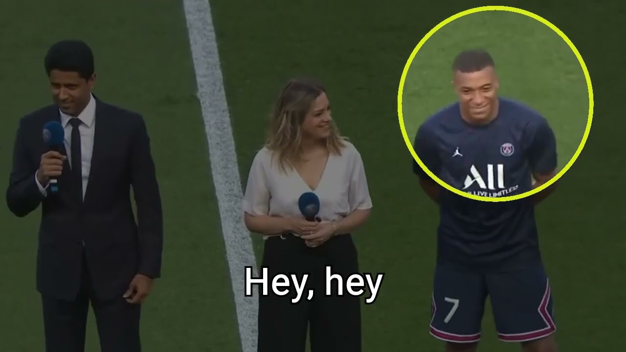 Mbappe reacts to Fu Madrid chants