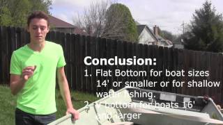 Flat bottom Jon Boat vs V bottom Jon Boat - Hull Pros and Cons - Fishing