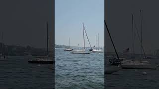 View Of Boston Logan International Airport From Long Wharf