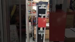 Single column electronic universal testing machine with large deformation extensometer #tensile