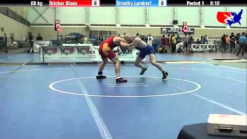 Bricker Dixon vs. Timothy Lambert at 2013 ASICS Un...