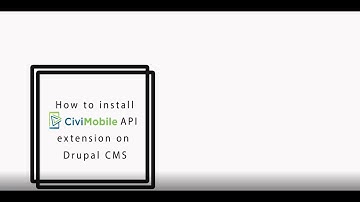 How to install CiviMobile API extension on Drupal CMS