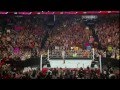 Daniel Bryan celebrates his WWE World Heavyweight Championship RAW 1 7 14