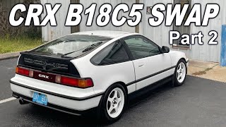 CRX B18C5 Type R , prep for Engine install - Part 2