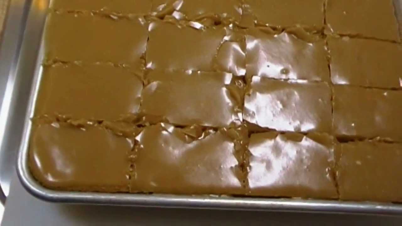 Peanut Butter Sheet Cake Recipe ~ Noreen's Kitchen - YouTube