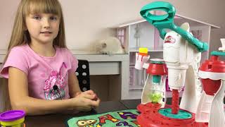 Как сделать мороженое для кукол из пластилина Плей До. Обзор набора Play Doh