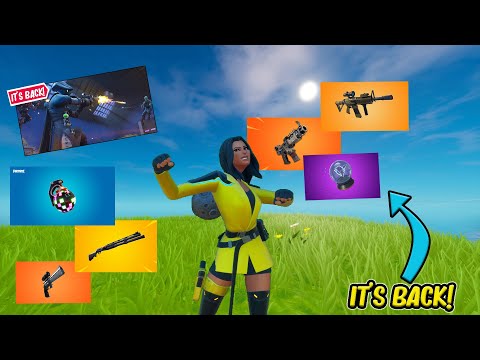 *GOLD* TAC SMG Is Back! Unvaulted Gamemode In Fortnite!