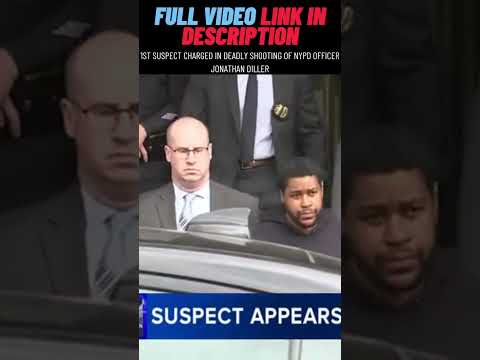1st suspect charged in deadly shooting of NYPD Officer Jonathan Diller #youtubeshorts #news#politics